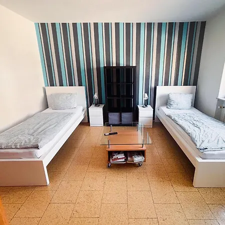 Bookandstay24 2 Zimmerwohnung Balkon Rhein Neckar Raum شقة